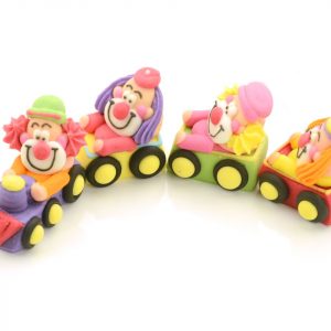 Cake Masters Clowns im Zug Zucker 4er Set