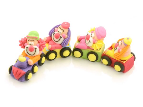 Cake Masters Clowns im Zug Zucker 4er Set