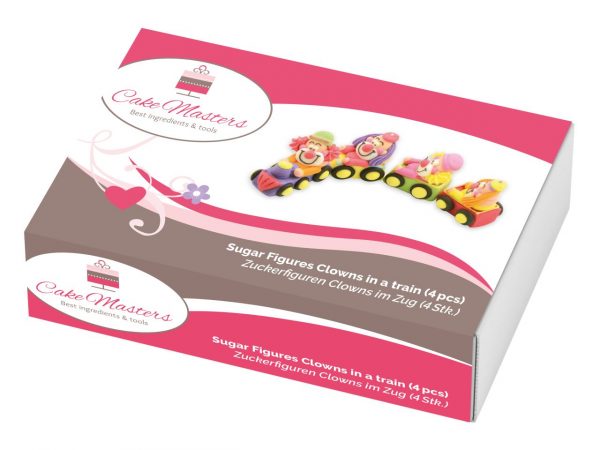 Cake Masters Clowns im Zug Zucker 4er Set – Bild 2