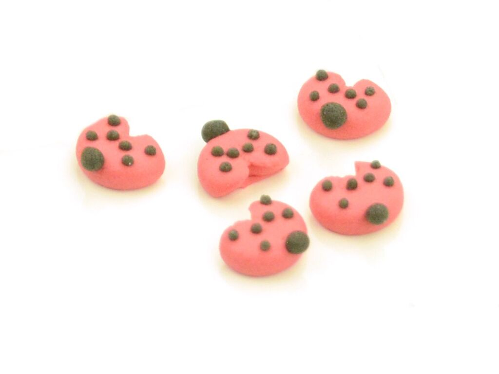 Cake Masters Glückskäfer 11mm Zucker 9 Stück