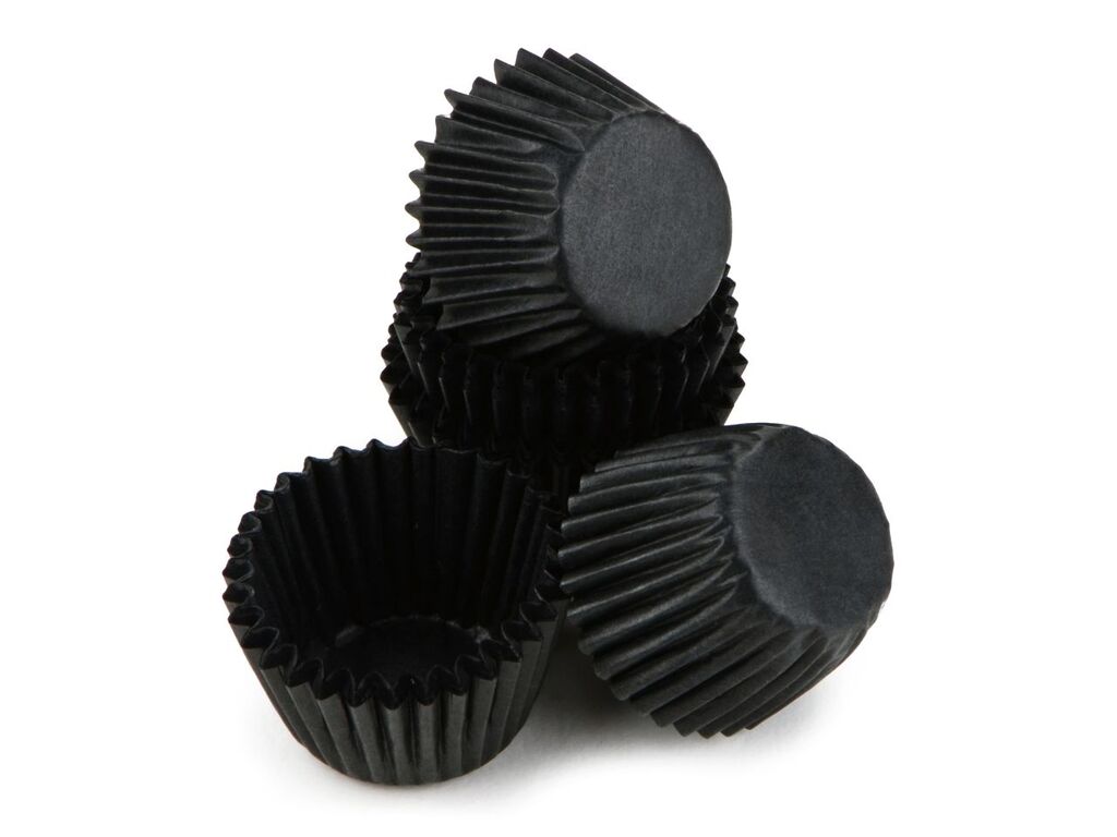 Cake Masters Pralinenkapseln 25mm schwarz, 2000 Stück
