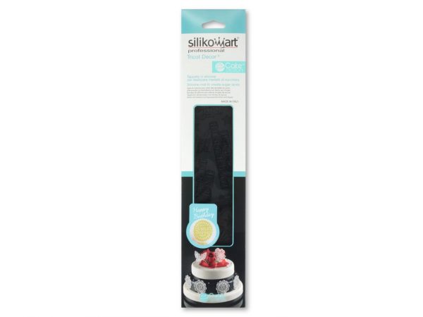 Silikomart Spitzendekor-Matte Happy Birthday – Bild 2