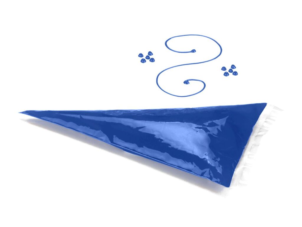 CM Basics Garnierschrift blau 70g