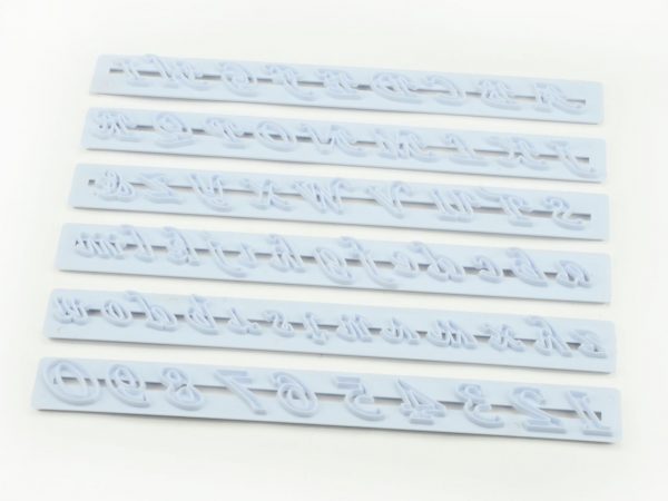 Cake Masters Buchstaben-Ausstecher Set Kunststoff