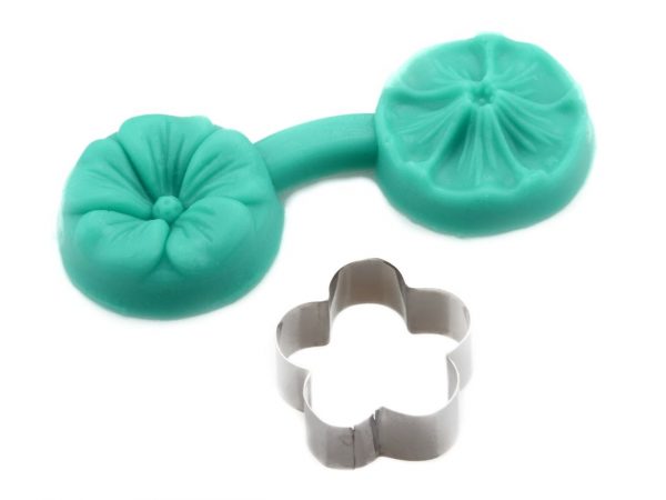 Cake Masters Silikonstempel mit Ausstecher Kirschblüte