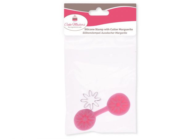 Cake Masters Silikonstempel mit Ausstecher Margerite – Bild 2