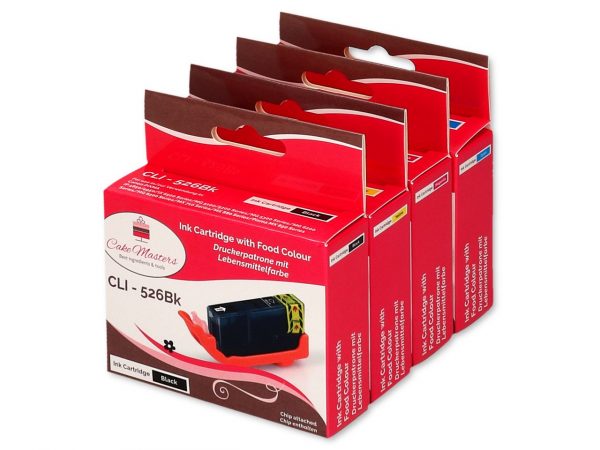 Cake Masters Patronen 4er (CLI-526C-M-Y-Bk) – Bild 2