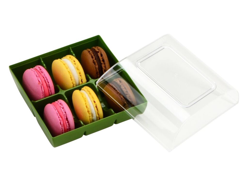 Silikomart Macaron Verpackung grün 6er GREENLINE