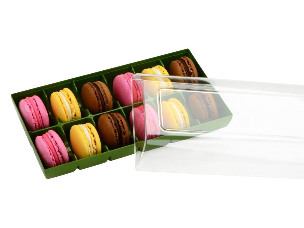 Silikomart Macaron Verpackung grün 12er GREENLINE
