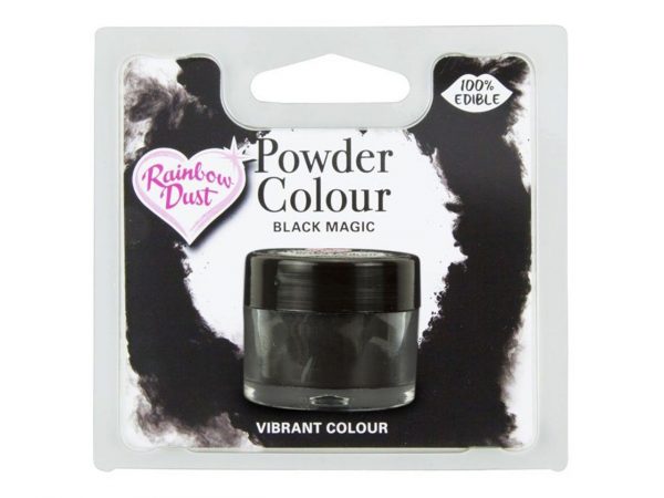 Rainbow Dust Puderfarbe Black Magic 2g – Bild 2