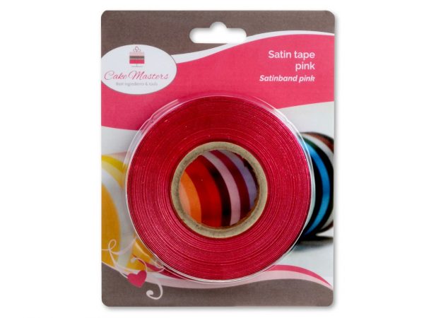 Cake Masters Satinband pink 14mm, 30 Meter – Bild 2