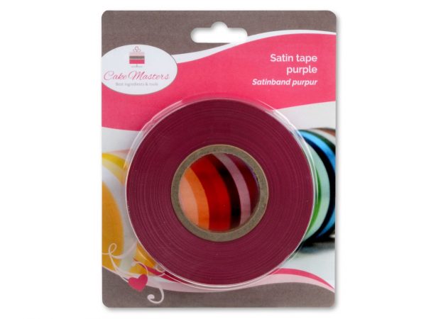 Cake Masters Satinband purpur 14mm, 30 Meter – Bild 2