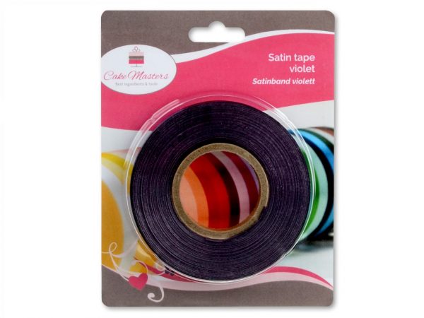 Cake Masters Satinband violett 14mm, 30 Meter – Bild 2