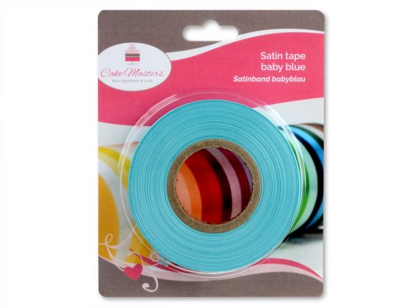 Cake Masters Satinband babyblau 14mm, 30 Meter – Bild 2