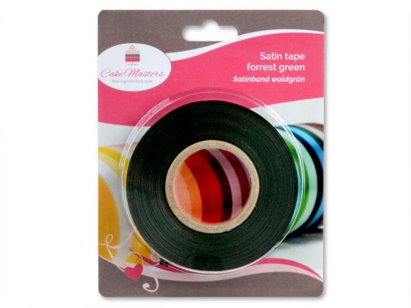 Cake Masters Satinband waldgrün 14mm, 30 Meter – Bild 2