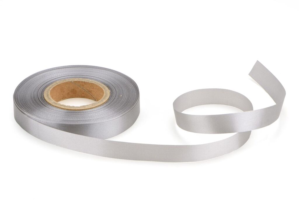 Cake Masters Satinband grau 14mm, 30 Meter