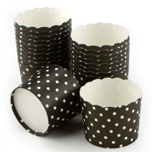 Cake Masters Cupcake Cup groß schwarz 20 Stück
