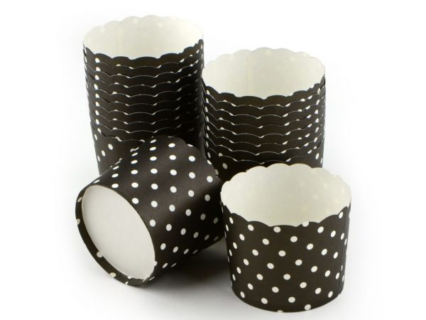 Cake Masters Cupcake Cup groß schwarz 20 Stück