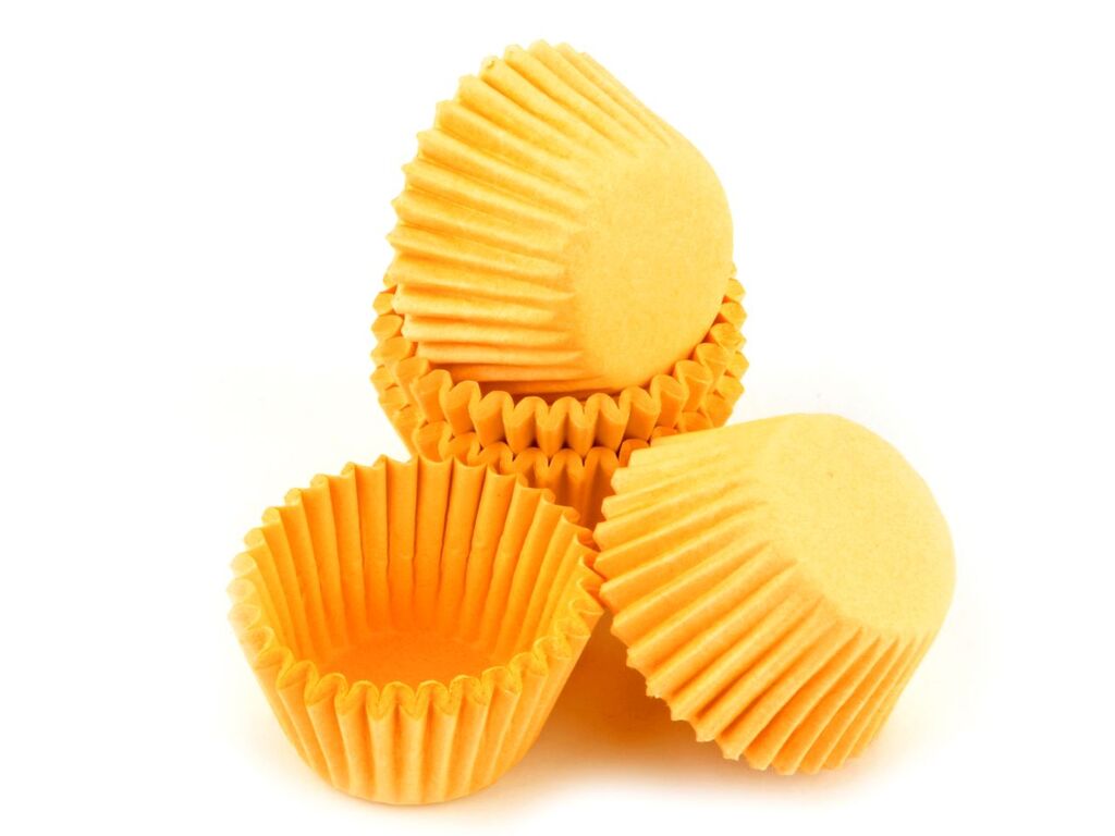 Cake Masters Pralinenkapseln 25mm gelb 100 Stück