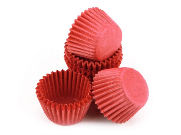 Cake Masters Pralinenkapseln 25mm rot 100 Stück