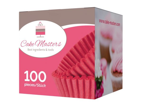 Cake Masters Pralinenkapseln 25mm rot 100 Stück – Bild 2