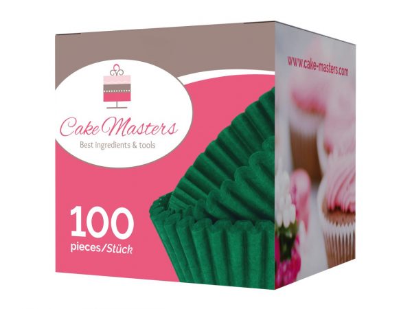 Cake Masters Pralinenkapseln 25mm grün 100 Stück – Bild 2