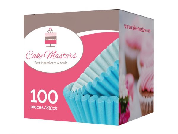 Cake Masters Pralinenkapseln 25mm türkis 100 Stück – Bild 2