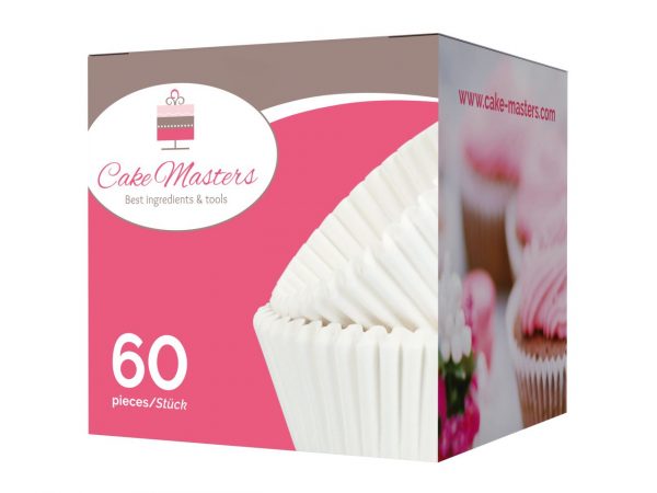 Cake Masters Muffinkapseln 50mm weiß 60 Stück – Bild 2