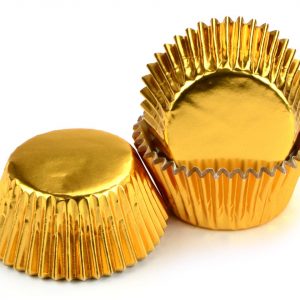 Cake Masters Muffinkapseln 50mm Alu gold 60 Stück
