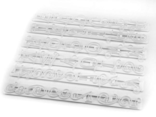 Cake Masters Buchstaben-Ausstecher Set Funky Kunststoff