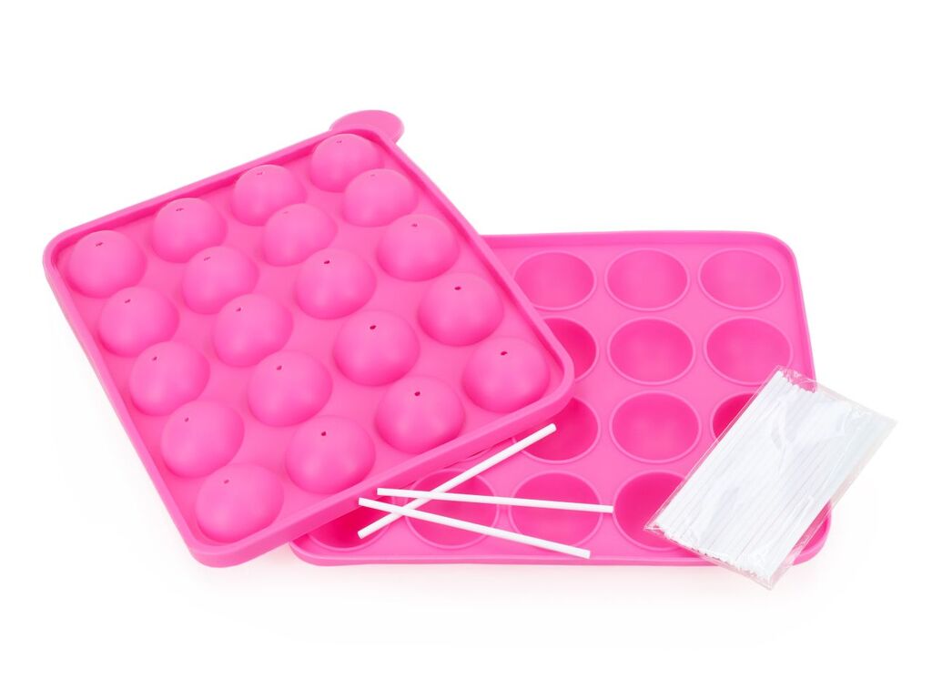 Cake Masters Silikonform Cake Pops inkl. 20 Stiele