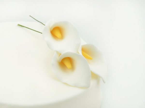 Cake Masters Feinzucker Blüten Calla Lily 3er