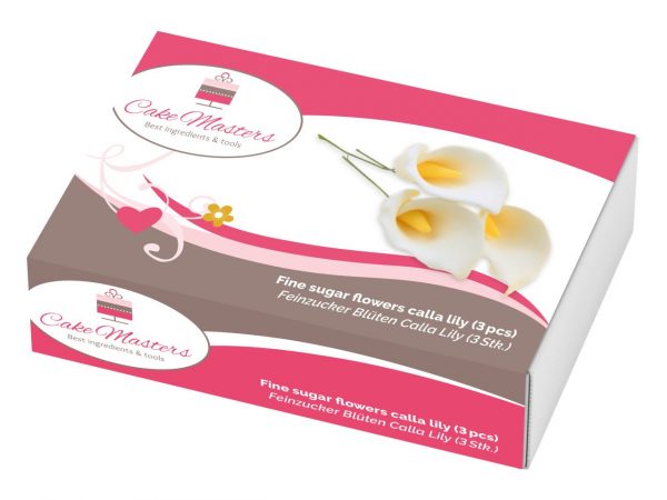 Cake Masters Feinzucker Blüten Calla Lily 3er – Bild 2