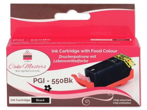Cake Masters Patrone schwarz breit PGI-550Bk – Bild 2