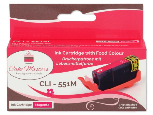Cake Masters Patrone magenta CLI-551M – Bild 2