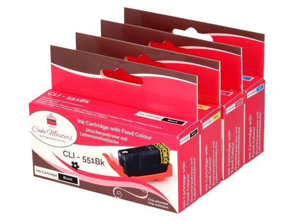 Cake Masters Patronen 4er (CLI-551C-M-Y-Bk) – Bild 2