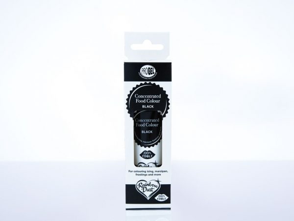 Rainbow Dust Lebensmittelfarbe ProGel Black 25g – Bild 2