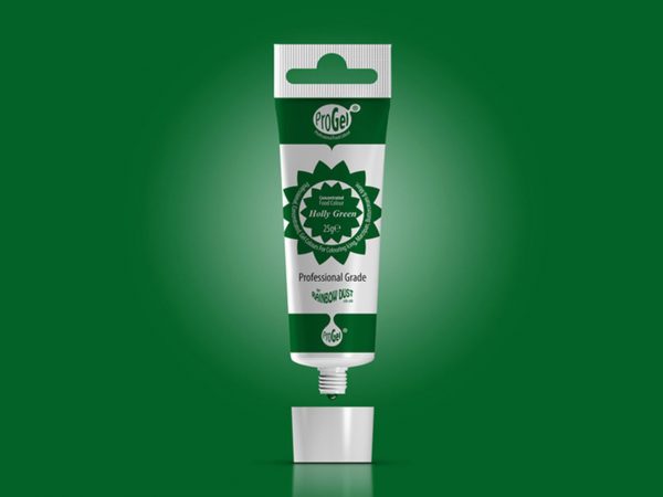 Rainbow Dust Lebensmittelfarbe ProGel Holly Green 25g