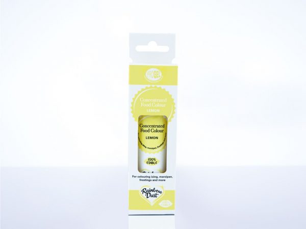 Rainbow Dust Lebensmittelfarbe ProGel Lemon 25g – Bild 2