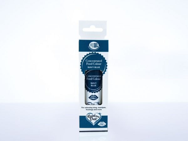 Rainbow Dust Lebensmittelfarbe ProGel Navy Blue 25g – Bild 2
