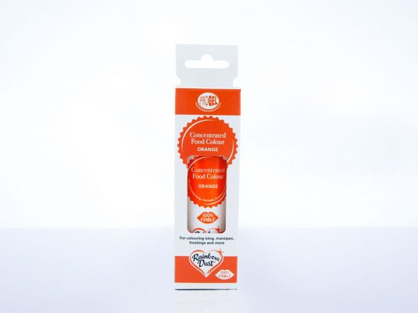 Rainbow Dust Lebensmittelfarbe ProGel Orange 25g – Bild 2