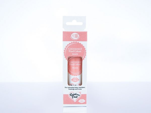 Rainbow Dust Lebensmittelfarbe ProGel Peach 25g – Bild 2