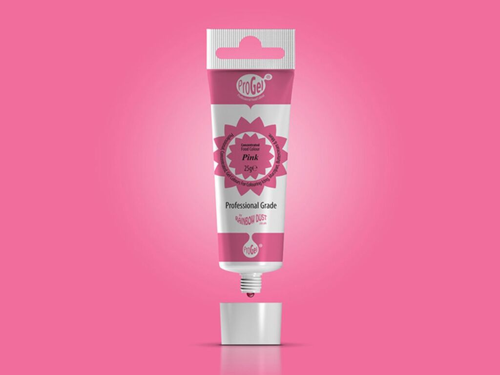 Rainbow Dust Lebensmittelfarbe ProGel Pink 25g