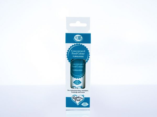 Rainbow Dust Lebensmittelfarbe ProGel Turquoise 25g – Bild 2