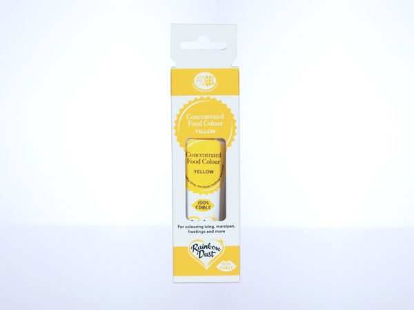 Rainbow Dust Lebensmittelfarbe ProGel Yellow 25g – Bild 2