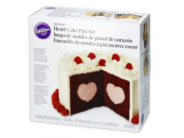 Wilton Herz Heart Cake Pan Set – Bild 2