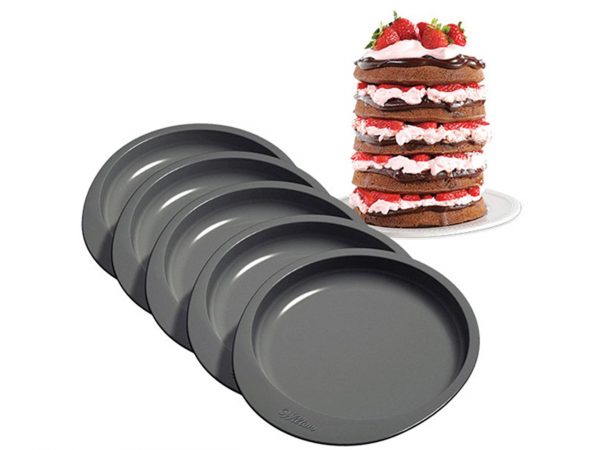 Wilton Wilton Cake Pan Easy Layers 15cm, 5er Set