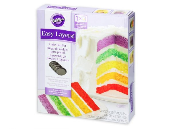 Wilton Wilton Cake Pan Easy Layers 15cm, 5er Set – Bild 2