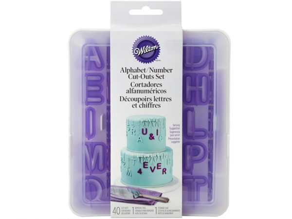 Wilton Alphabet-Number Cut-Outs Set, 40er – Bild 3