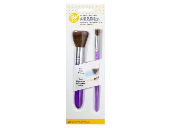 Wilton Pinsel-Set für Puderfarben, 2er – Bild 2